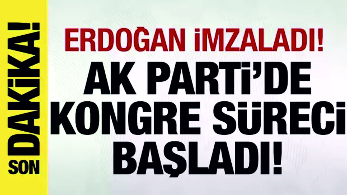 AK Parti kongreye gidiyor